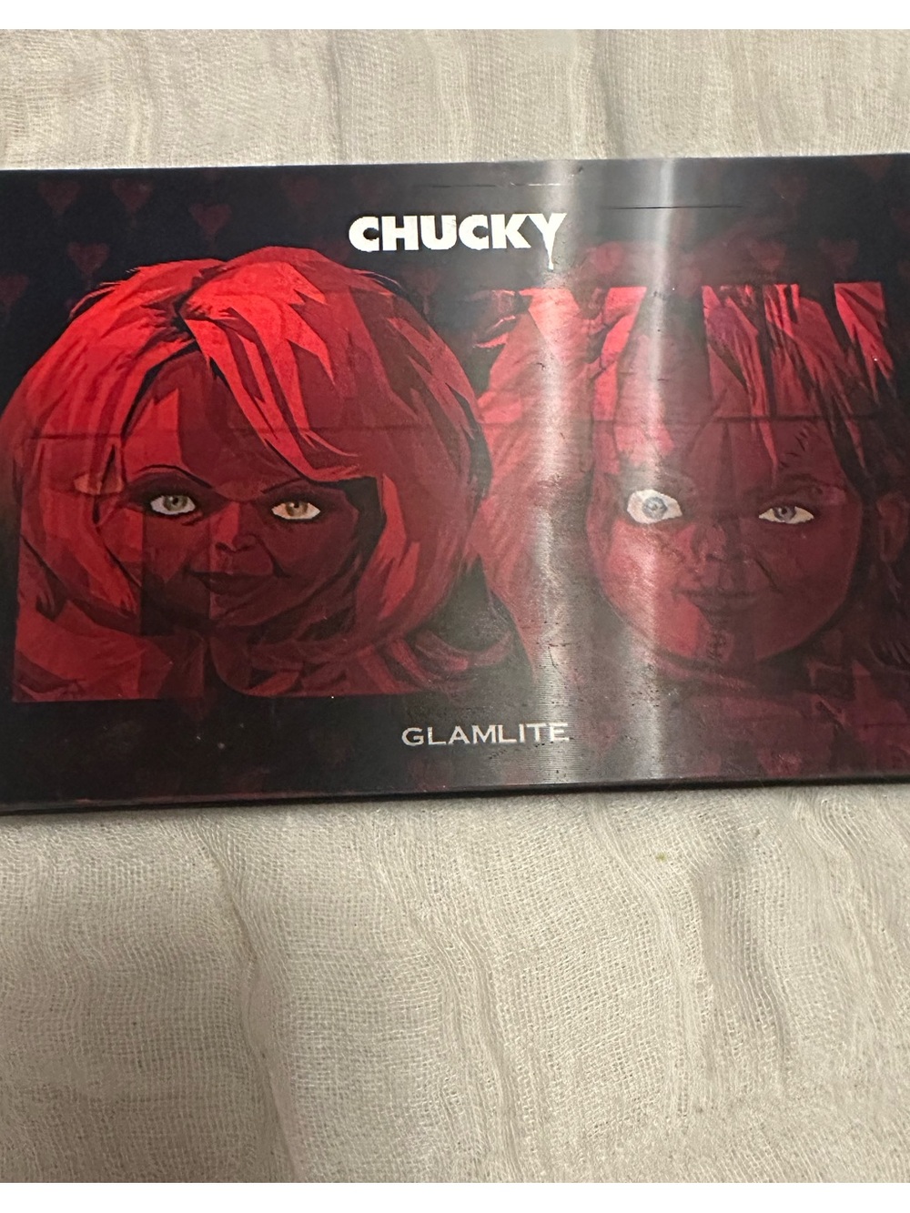 Glamlite x Chucky Eyeshadow Palette – Limited Edition – New and Unused